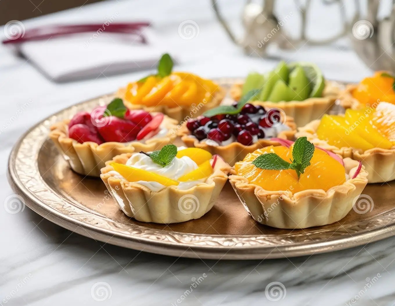 Tropical Fruit Tart
